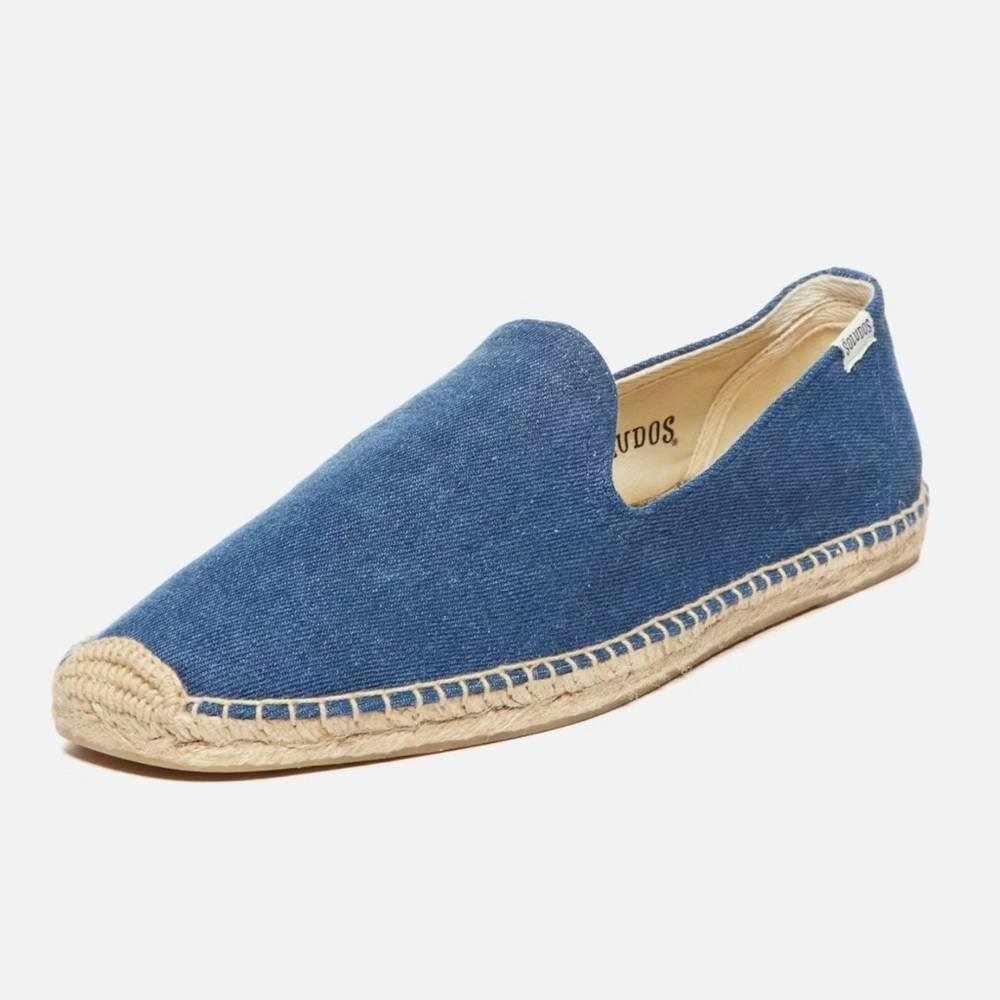 Soludos Espadrille Flats Chambray Slip On
Blue (Size EU45/US12) - Picture 9 of 9